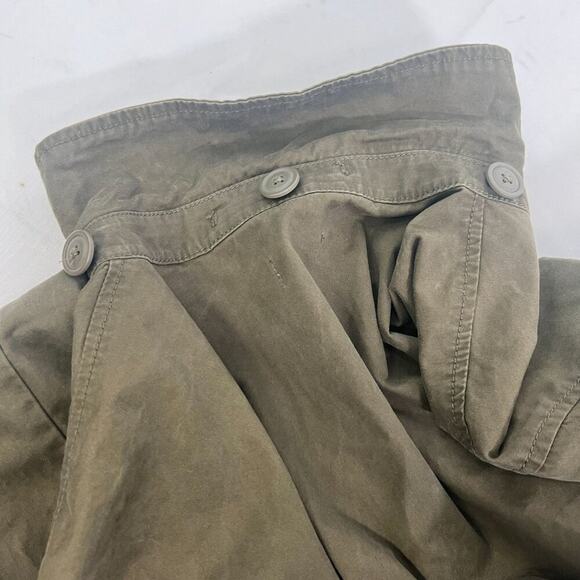 J.Crew Womens Military-Style Utility Jacket  Olive Green Cotton Blend XL - Picture 7 of 15